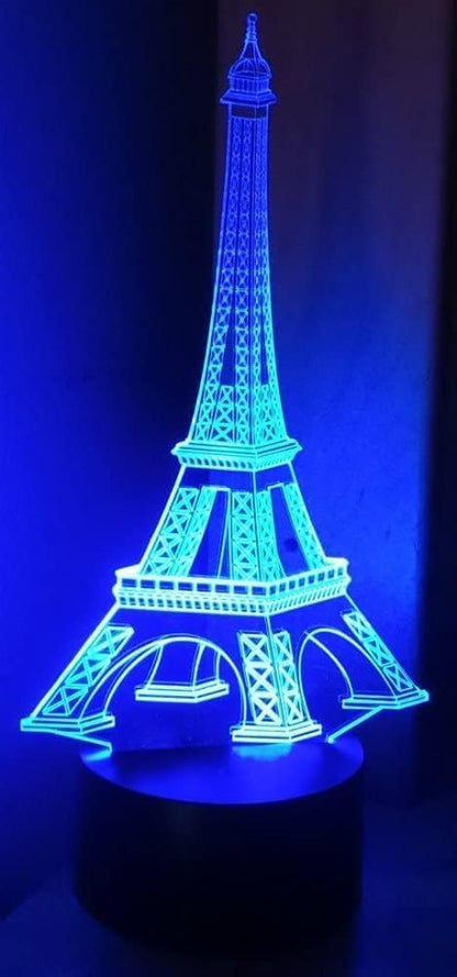 Eiffel Tower 3D Illusion Lamp