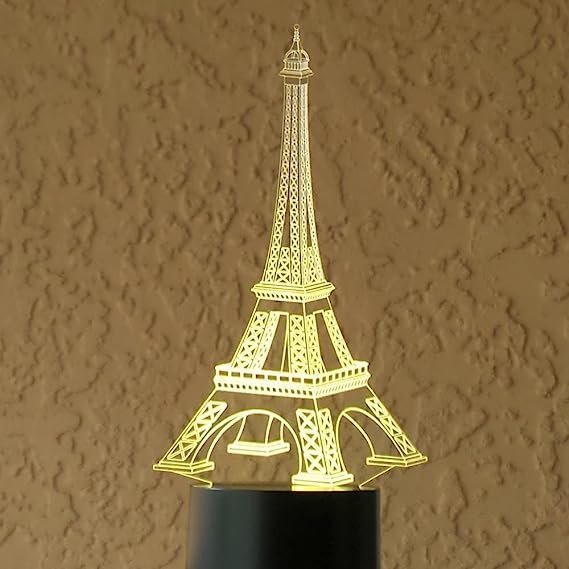 Eiffel Tower 3D Illusion Lamp