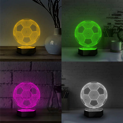 Football 3D Illusion Lamp