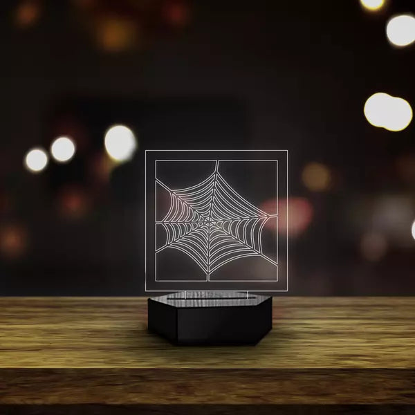 Spider Web 3D Illusion Lamp